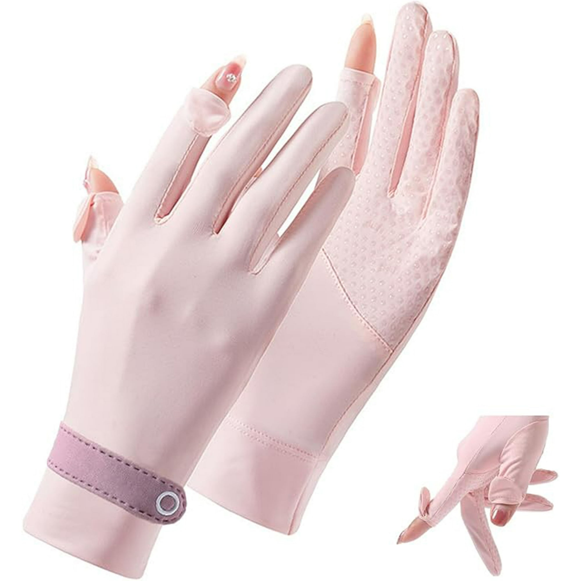 Veatool - Guantes Con Protección Solar, Guantes Con Pantalla Táctil De Dedos Expuestos, Upf 50+, Guantes Deportivos Para Hombres Y Mujeres, Adecuados Para Deportes Al Aire Libre, Ciclismo, Correr, Etc