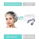 thumbnail image 4 of Gorros de ducha desechables Auban, 100 unidades, impermeables, transparentes, 4 of 9