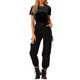 thumbnail image 5 of INSPIRE CHIC Camiseta Casual de Fiesta de Halloween para Mujer de Terciopelo con Cuello Redondo y Mangas Cortas L Negro, 5 of 8