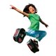 thumbnail image 4 of Zapatos rebotadores Moon Shoes Big Time negros para un máximo de 60 kg, 4 of 9