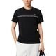 thumbnail image 1 of Camiseta Lacoste para hombre de algodón jersey con ribete, negra, talla mediana, 1 of 4