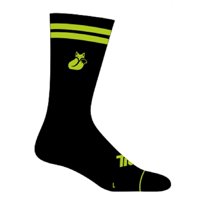 Calcetin Tilki Comfort Line Negro/Amarillo Fluor Pack X3 Tenis Padel