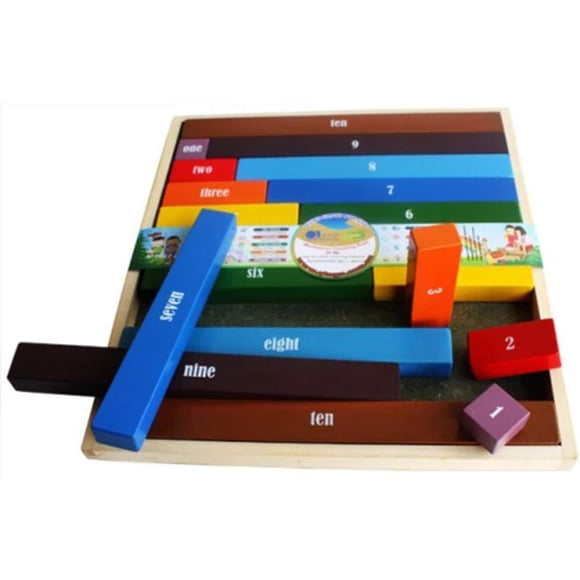Barras de contar QTOYS AUSTRALIA, estilo Montessori, 462 piezas
