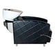thumbnail image 2 of Lavapelo negro reclinable pies peluqueria, 2 of 3