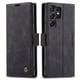 thumbnail image 1 of 1pc Flip Case For Samsung Galaxy S23 S22 Ultra Note 10 Note 20 Ultra Retro Magnetic Card Artificial Leather Wallet, 1 of 3