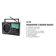 thumbnail image 2 of Radio Vintage Bluetooth 3banda Am/fm Usb Negro Daewoo Di-p18, 2 of 3