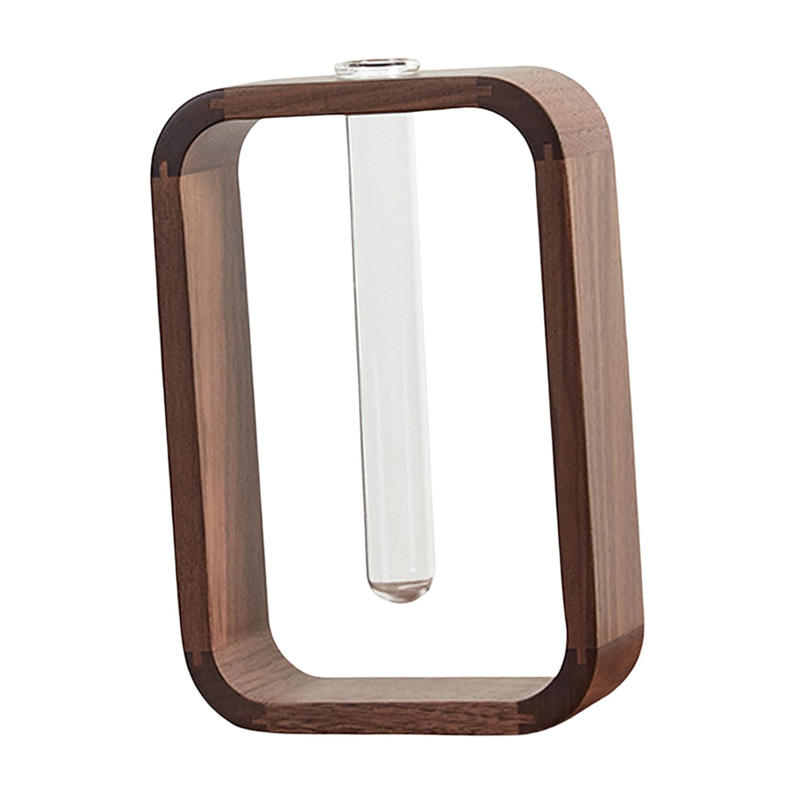 Bothyi - Jarrón De Tubo De Ensayo Dispositivo De Flor Transparente Para Centro De Mesa De Aniversario Gabinete 12x4.5x18cm