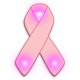 thumbnail image 1 of Alfileres para solapa con luz corporal parpadeante, 3710000, cinta rosa, 1 of 1
