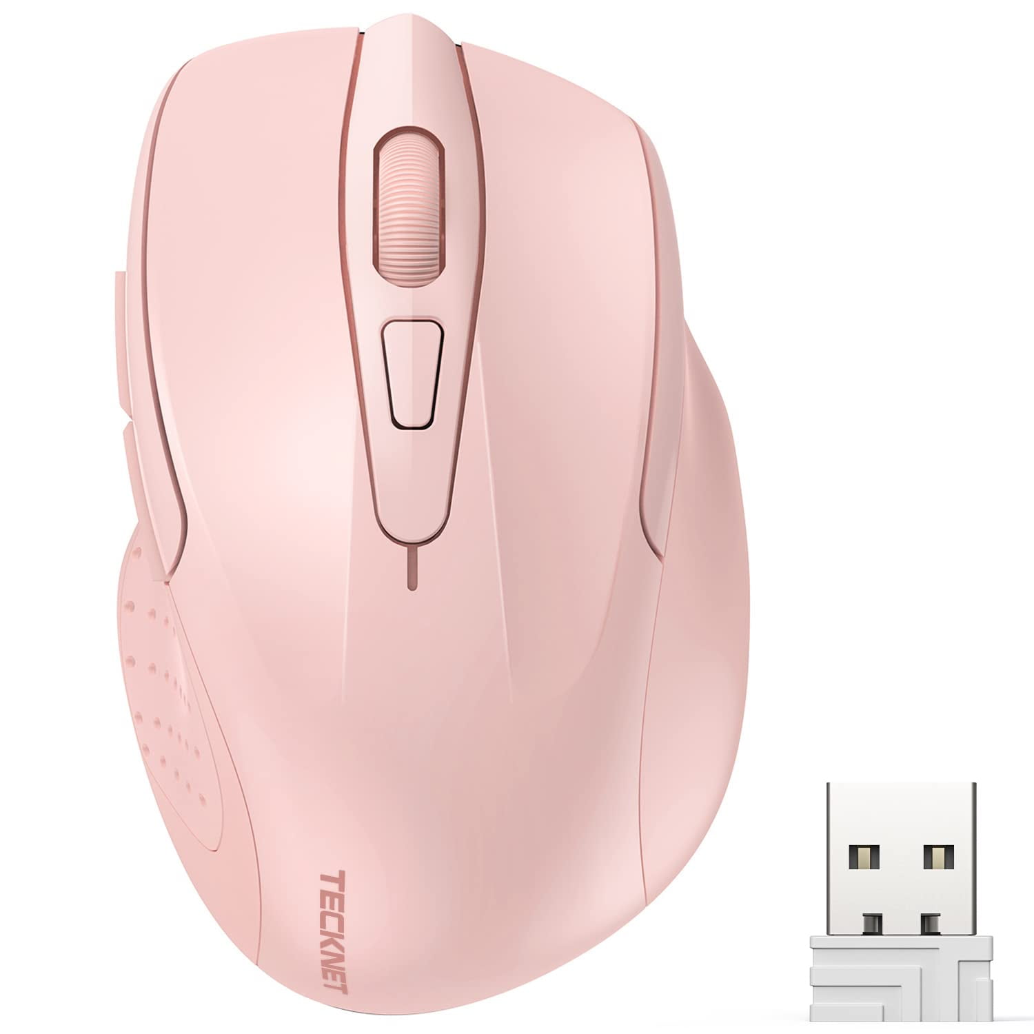 Ratón Inalámbrico Tecknet M003 2.4g 4000 Dpi Con Batería De 24 Meses