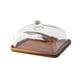 thumbnail image 5 of Soporte Para Tartas Con Tapa De Cristal, Mantequillera, Plato De Postre Para Bodas, Madera De Acacia, 5 of 5