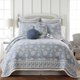 thumbnail image 2 of Juego de Edredón Reversible Levtex Home King 264x234 cm Azul Floral, 2 of 9