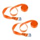 thumbnail image 3 of 2 Piezas Kayak Leva Hebilla Amarre Correas Portaequipajes Remolques 2.5m Naranja, 3 of 3