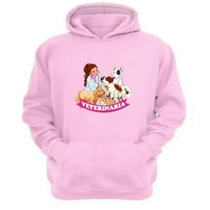 Genérico - Polerón Canguro Veterinaria Rosa Talla Xl Unisex