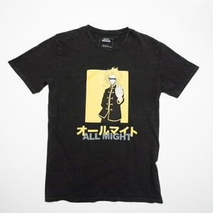 Polera Hombre You My Hero Academia Town Gris