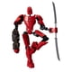thumbnail image 2 of Figura De Acción De Robot Modelo Móvil Con Múltiples Articulaciones Para Niños, Niñas Y Niños, Color Rojo, 2 of 3