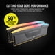 thumbnail image 3 of Memoria RAM Corsair Vengeance RGB RS DDR5 16GB 6000MHz CL36, 3 of 5
