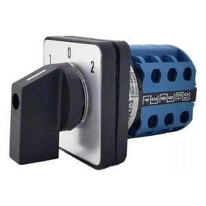 Genérica - Selector Tipo Pacco 3 Posiciones 20A 1-0-2 Conmutador 3Polos