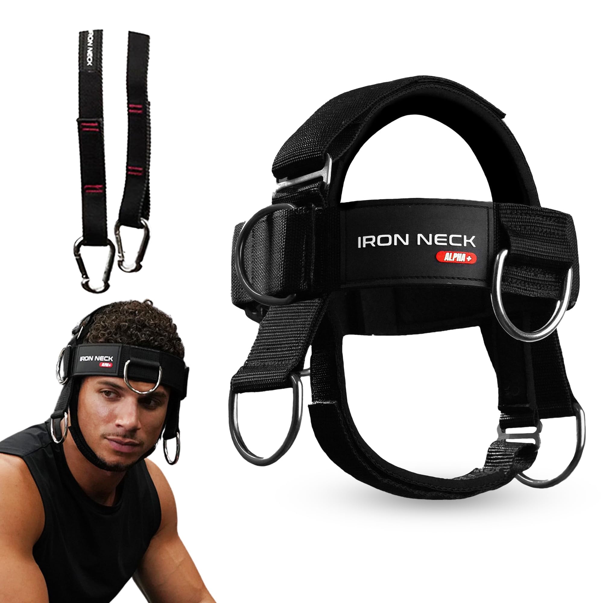 Arnés De Cuello Iron Neck Harness Alpha Plus Para Fortalecer