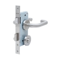 Stark Design - Cerradura De Embutir Función Baño, Seguro Interior / Ranura Emergencia Exterior. Manillas Modelo: Tina. (Acero Inoxidable 304). Sku: Sde230-Ai.Kit.Tina