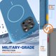 thumbnail image 3 of Funda Miracase para iPhone 12 Pro Max – Azul Capri, 3 of 8