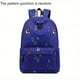 thumbnail image 1 of 1pc New School Bag Womens Student Polyester Waterproof Backpack, Fashion Leaves Pattern Printing Backpack, Large-capacity Travel Bag, 1 of 4