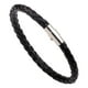 thumbnail image 1 of Pulsera De Cuero Trenzado Para Hombres Y Mujeres Para Viajes Día Del Padre Regalo De Cumpleaños Negro, 1 of 3