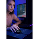 thumbnail image 4 of Mouse De Cable Gamer Profesional Negro Con Luz Led Rgb, 4 of 6