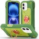 thumbnail image 1 of Funda para Apple iPhone 16 Plus de 6.7 Pulgadas con Soporte de Doble Anillo, Soporte Giratorio de 360°, PC+silicona, Cubierta de Teléfono a Prueba de Golpes de Grado Militar de Alta Resistencia,, 1 of 6