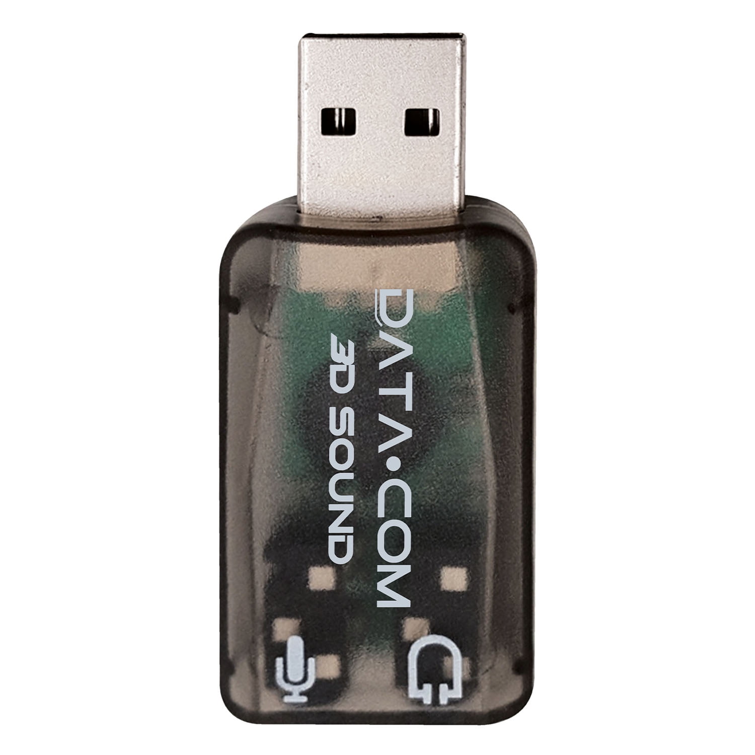 Adaptador De Microfono Y Sonido Usb Datacom