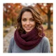 thumbnail image 1 of Bufanda Cuello Estilo Punto Inglés Lana Invierno Abrigado, 1 of 5