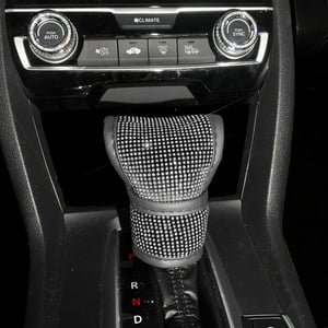 Veat00L - Fundas De Palanca De Cambios Para Automóviles, Con Diamantes Artificiales, Antideslizantes, Cómodos, Fundas De Freno De Mano, Interiores Para Automóviles, Duraderos