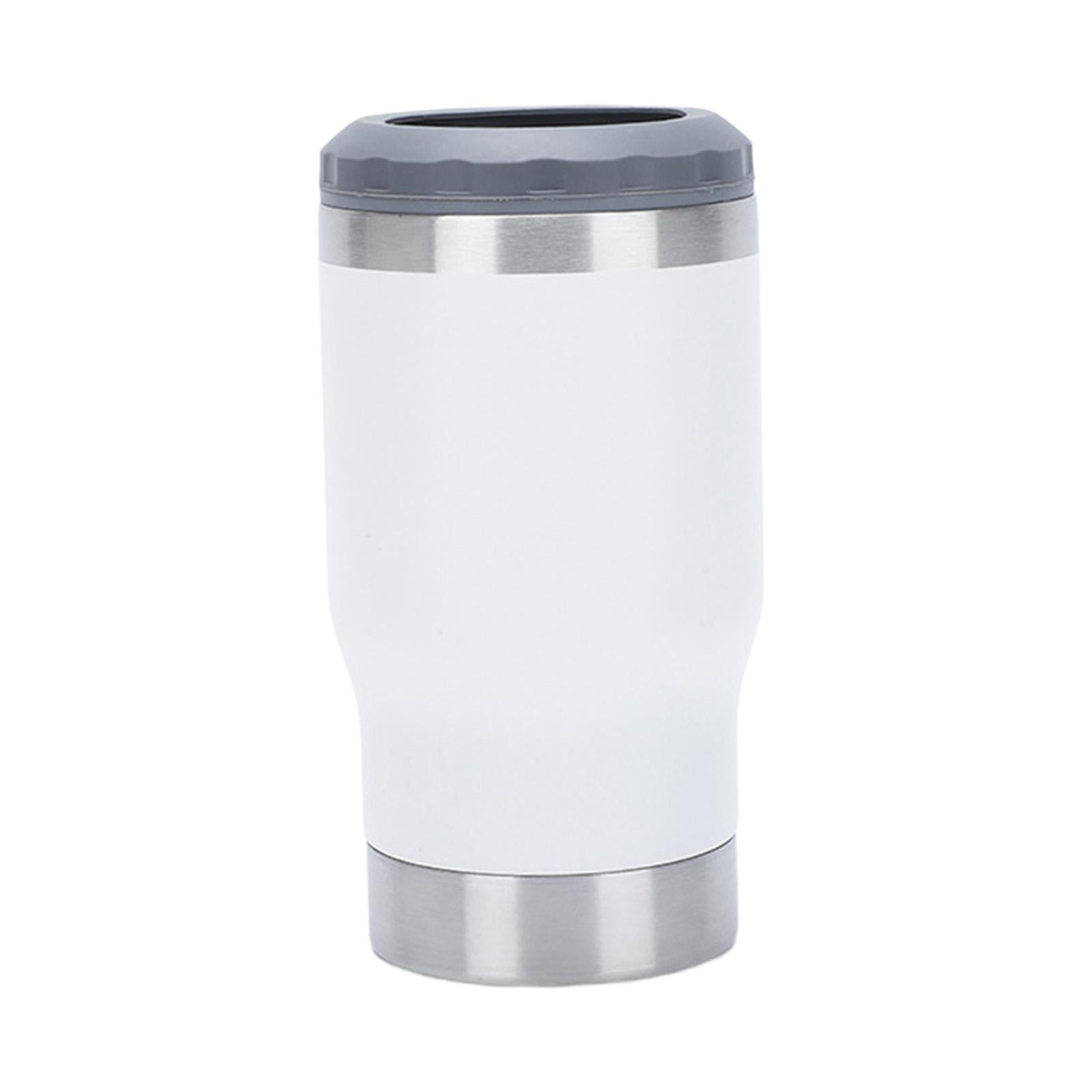 Magideal - Enfriador De Latas Con Aislamiento Al Vacío, Soporte Para Bebidas De 420ml, Taza De Café Reutilizable, Soporte Portátil Para Botellas De Cerveza Para Blanco