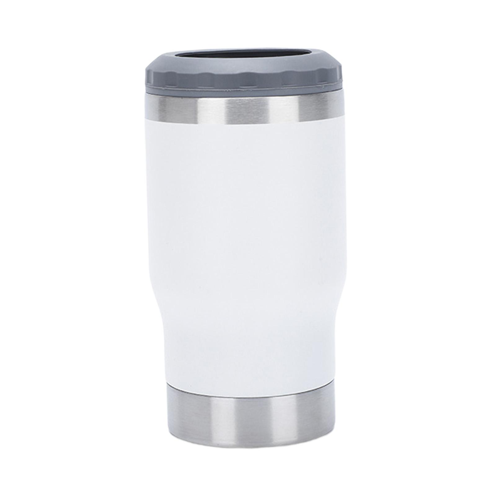 Magideal - Enfriador De Latas Con Aislamiento Al Vacío, Soporte Para Bebidas De 420Ml, Taza De Café Reutilizable, Soporte Portátil Para Botellas De Cerveza Para Blanco