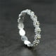 thumbnail image 3 of Gorgeous 925 Sterling Silver Flower Ring - Perfect for Women's Engagement & Wedding Jewelry, 3 of 4