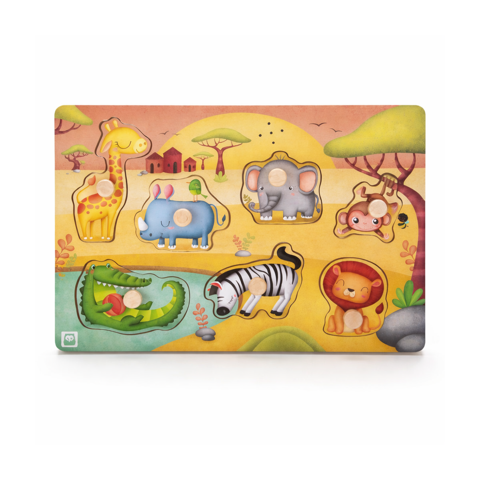 Eurekakids - Puzzle Musical Animales De Selva Eureka Kids