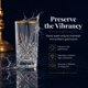 thumbnail image 5 of Godinger Vasos Highball con Borde Dorado, Juego de 4, Cristal Tallado, 5 of 6