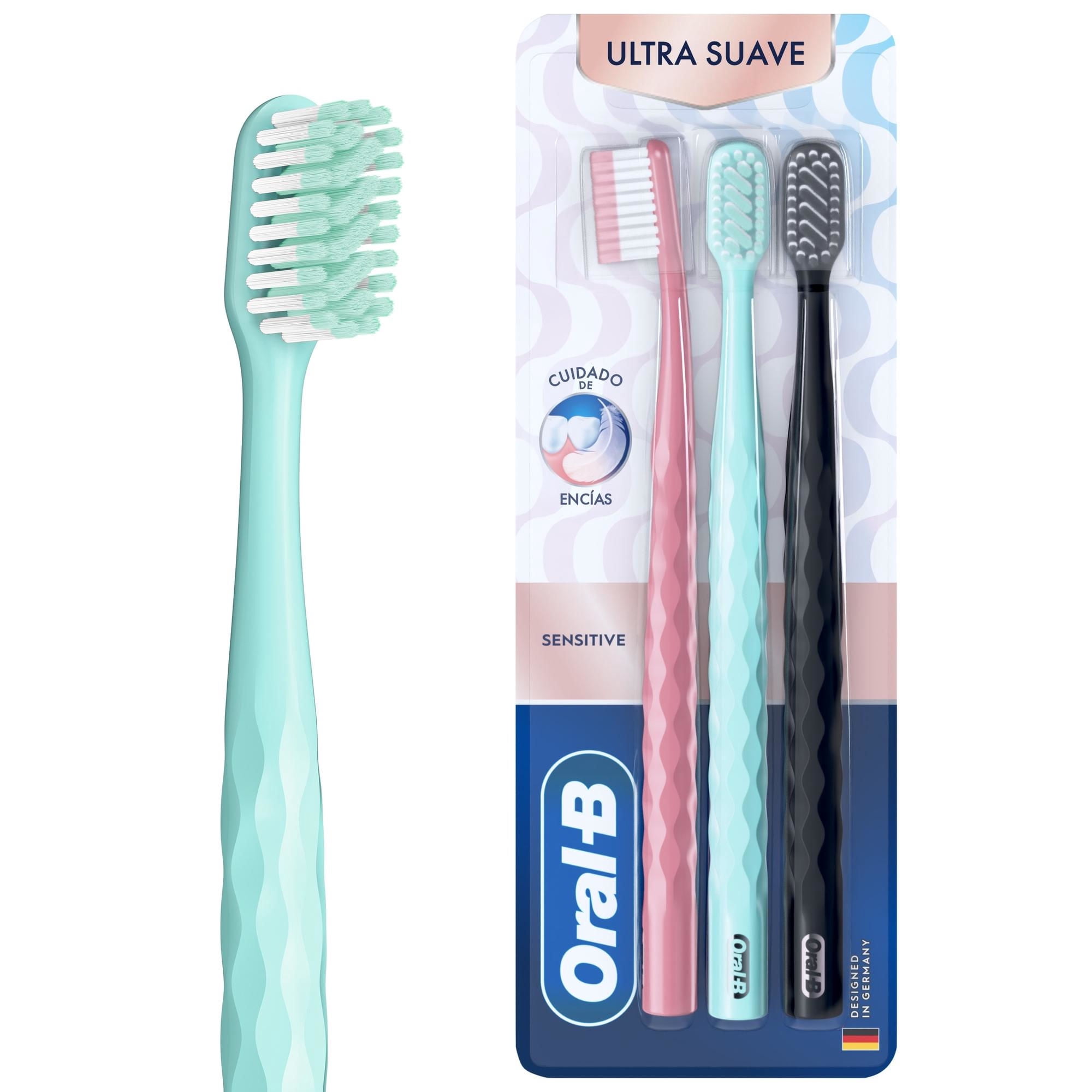 Cepillo de Dientes Iconic Premium Extrasuave, 3 Un