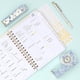 thumbnail image 2 of Agenda Blue Sky 15 cm x 22 cm Floral Menta 2026‑2027, 2 of 9