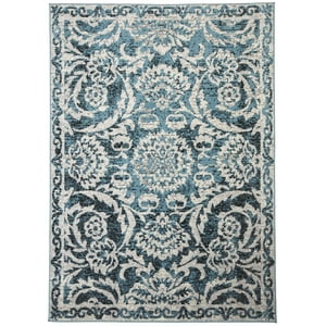 Modalfo - Alfombra Kashan King Azul 244 X 305 Cm