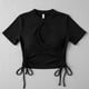 thumbnail image 3 of Crop Top Polera Mujer Ajustable con Cordones, 3 of 3