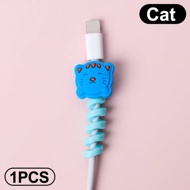 1pc Cartoon Animal Cable Protector - Keep Your Charging Cable Safe & Secure with Creative Screw Type Design