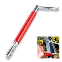 Xusx111 - T-Post Clips Herramienta Fijación Valla Clip Y Alambre Acero Doblador T-Post Herramienta De Torsión De Mano, Doblador Multifuncional