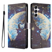 Foxdock Funda Tipo Cartera Para Samsung Galaxy A14 4G/5G Con Soporte Y Correa – Diseño De Patrones Lindos