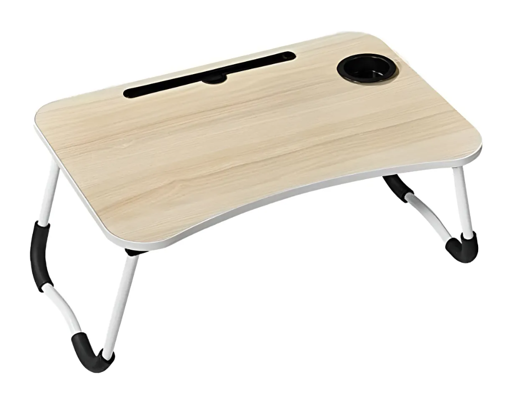 Genérico - Mesa Cama Portátil Con Portavaso Bandeja Notebook Laptop