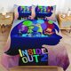 thumbnail image 1 of x511 Inside Out 2 Bed Duvet Cover Microfiber Bedding Sets 3D Printed Lightweight 3 Piece Comforter Sets, 1 Duvet Cover And 2 Pillow Shams for Kids Boys Girls 90"x90" jn511, 1 of 5