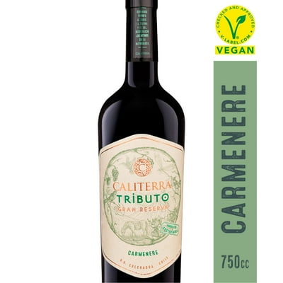 Vino Tinto Tributo Carmenere Botella 750 Ml Caliterra