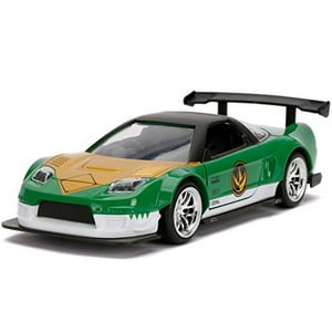 Jada Toys Power Rangers 1:32 Green Ranger 2002 Honda Nsx Type-R Cast Cast Cast, Toys For Ki