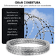 thumbnail image 3 of Alambre Galvanizado De Puas Concertina 30 Cm X 10 Mt, 3 of 7
