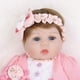 thumbnail image 3 of Muñeca Reborn Enadoll de vinilo de silicona realista de 40 cm para niña, 3 of 9