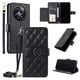 thumbnail image 1 of Funda tipo billetera FOXDOCK para Realme C65 5G – Tapa abatible con correa para mujer, 1 of 5